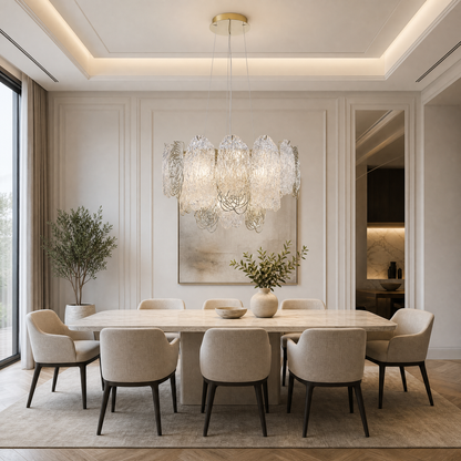 Filo Artisan Glass Round Chandelier (5)
