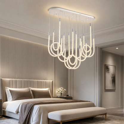 Dining Chandelier Contemporary in a great room