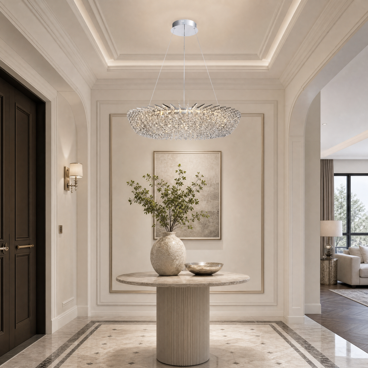 Stella Round Crystal Chandelier (13)
