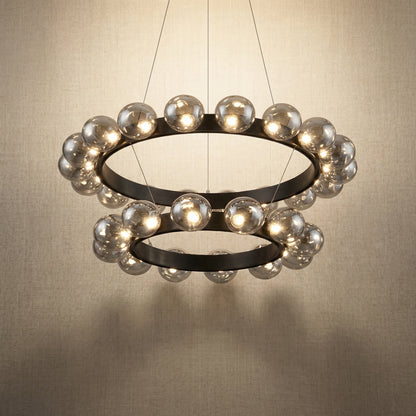Chandelier For Living Room in matte black