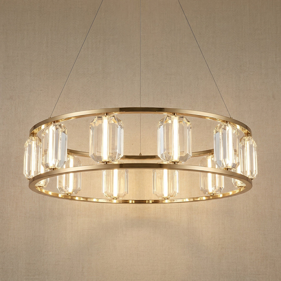 Dining Room Chandelier in champagne gold