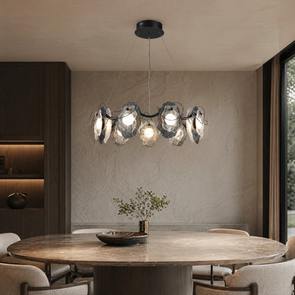 Modern Chandelier in a foyer