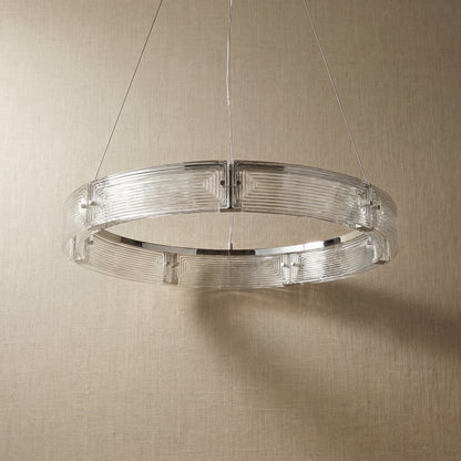 Ring Chandelier in a dining room