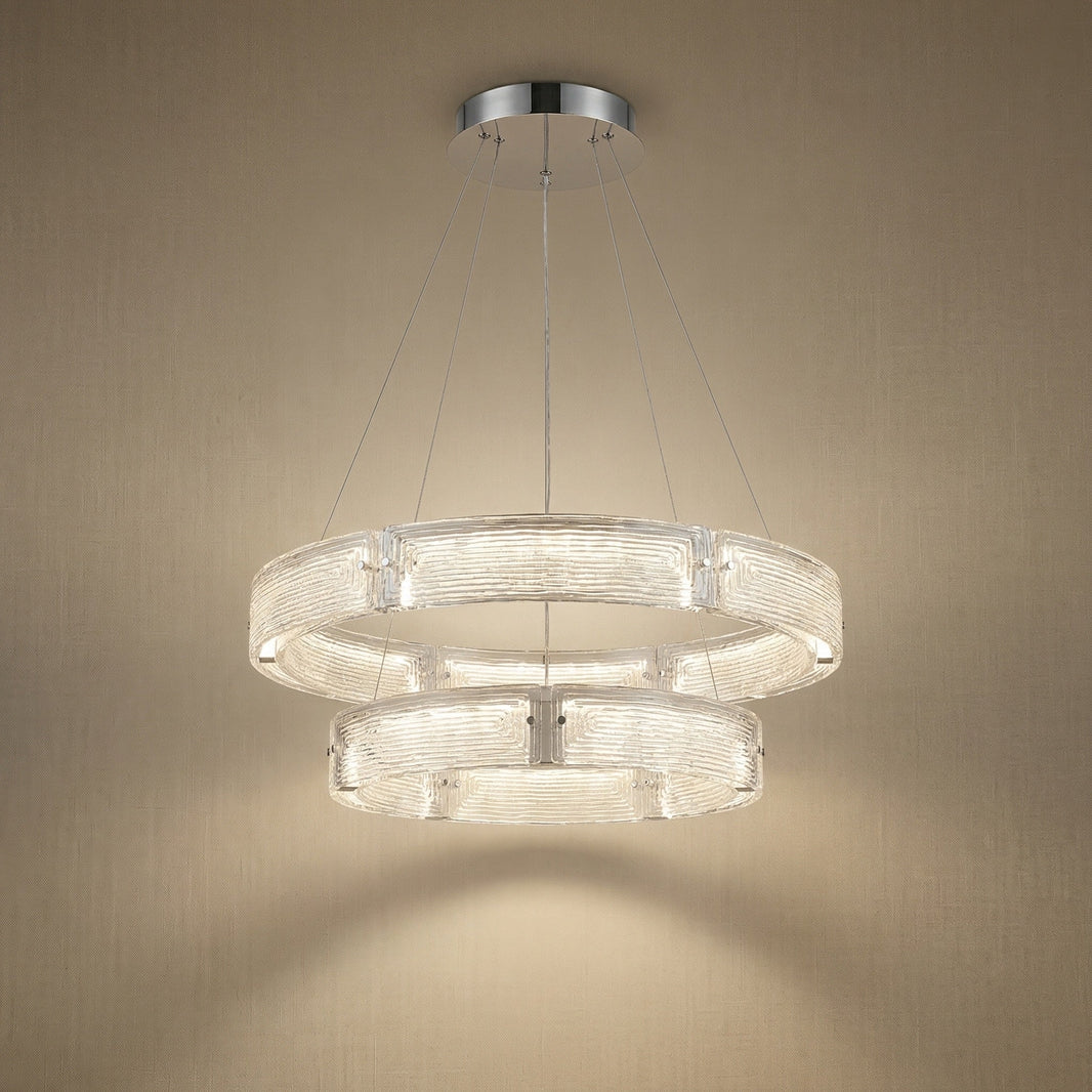 Living Room Chandelier in chrome