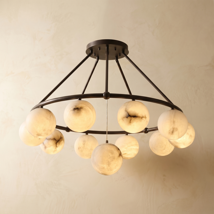 Ring Cluster Pendant Alabaster — D1030 — mra-ring-cluster-pendant-d1030-product