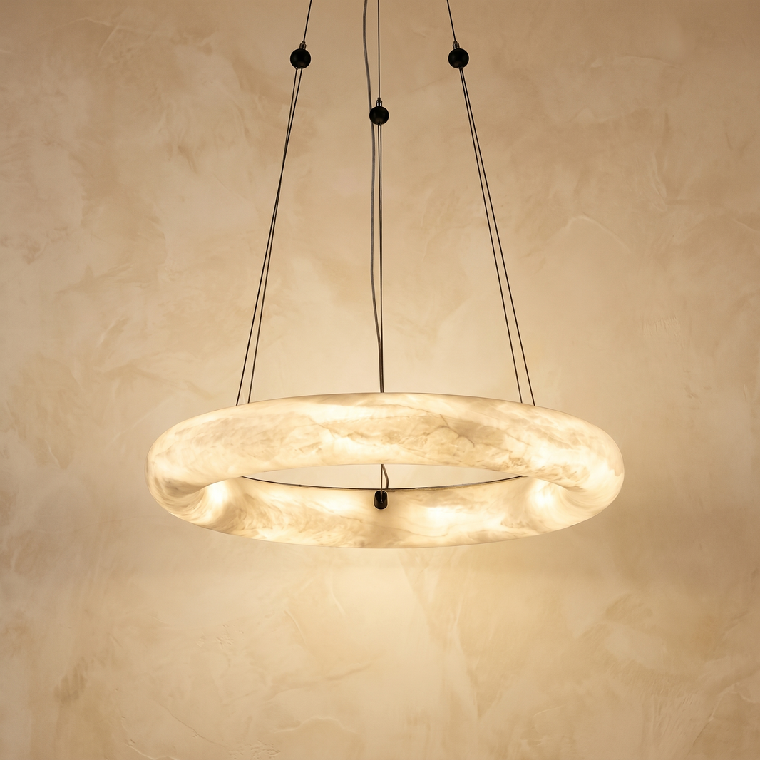 Single Ring Pendant Alabaster — D530 — mra-single-ring-pendant-70066-d530-product