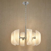 Pendant Light Fixtures Glass in chrome