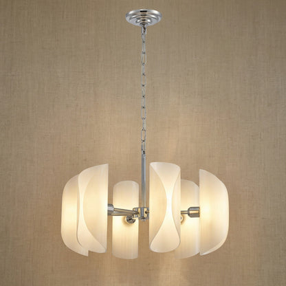 Pendant Light Fixtures Glass in chrome