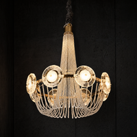 Rococo Dream Modern Sculptural Ring Chandelier - main