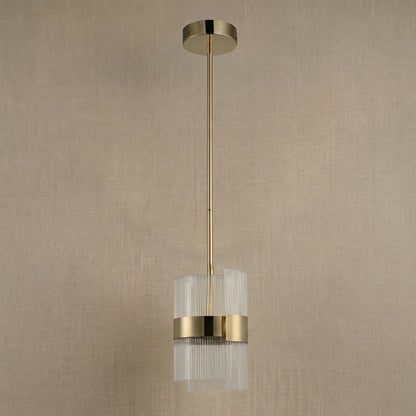 Ribbon Round Modern Chandelier - dark (3)