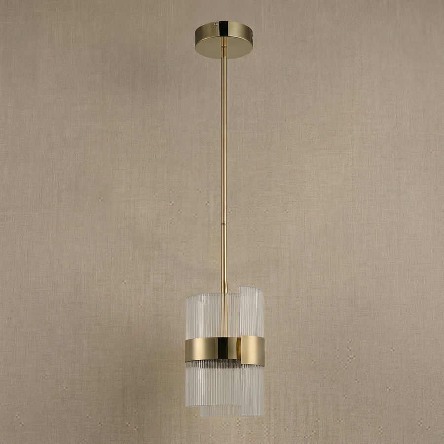 Ribbon Round Modern Chandelier - dark (3)