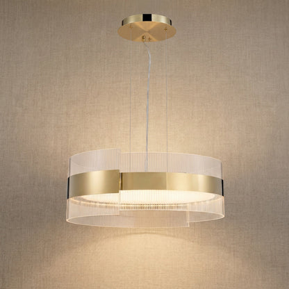 Ribbon Round Modern Chandelier (4)