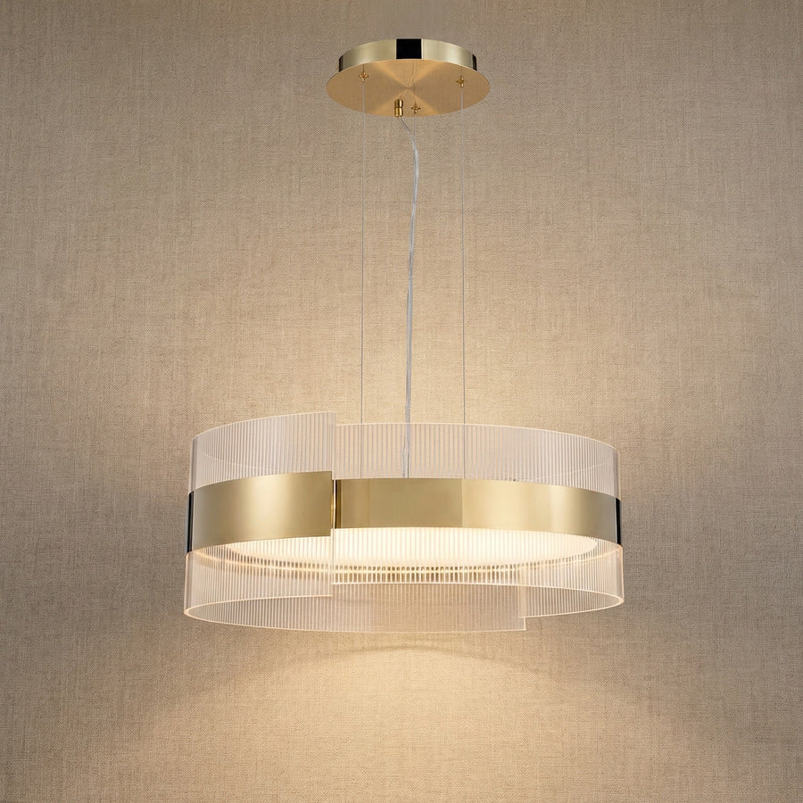 Ribbon Round Modern Chandelier (4)