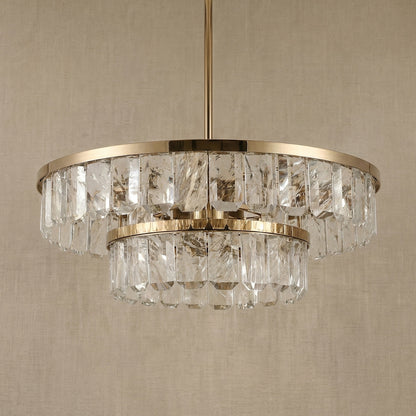 Selene Round Crystal Chandelier - dark (2)