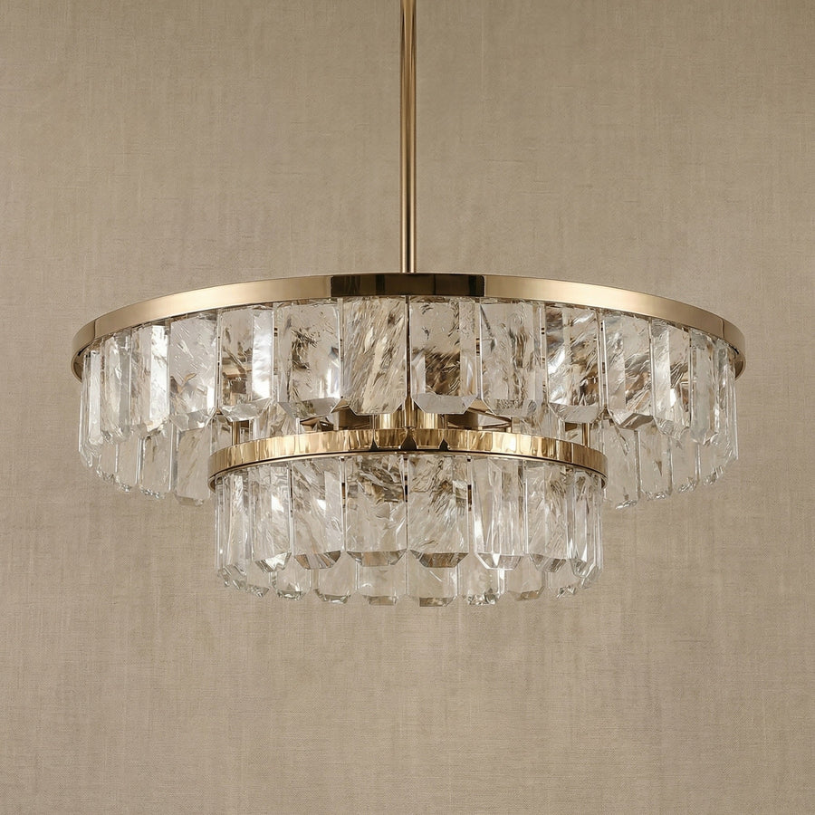 Selene Round Crystal Chandelier - dark (2)