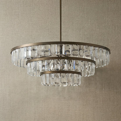 Selene Round Crystal Chandelier - dark (3)