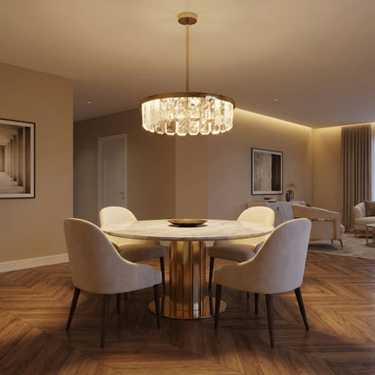 Selene Round Crystal Chandelier - scene 1 (6)