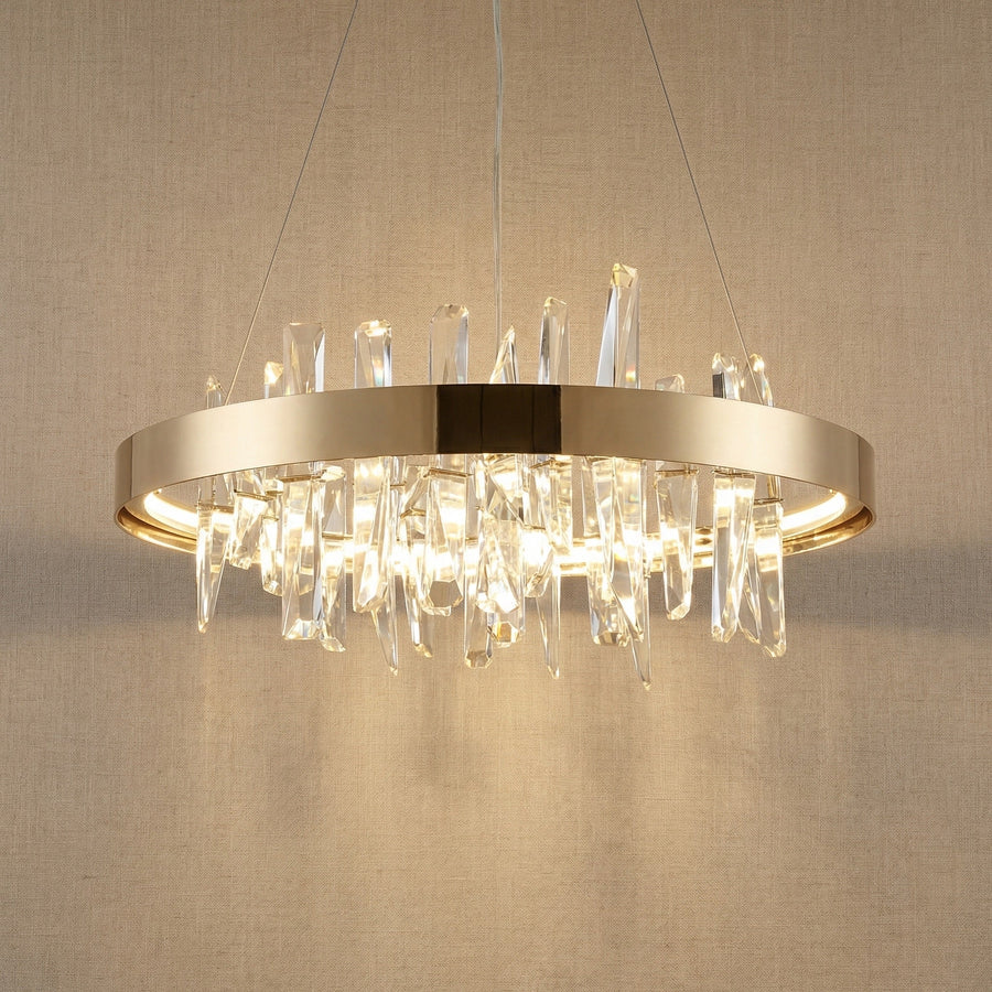 Nora Round Crystal Pendant Light (2)