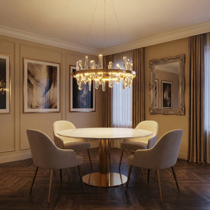 Mira Ring Crystal Chandelier - scene 1 (2)