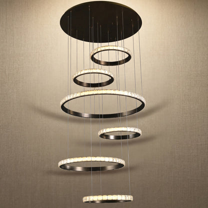 Drake Crystal Cascading Chandelier (2)