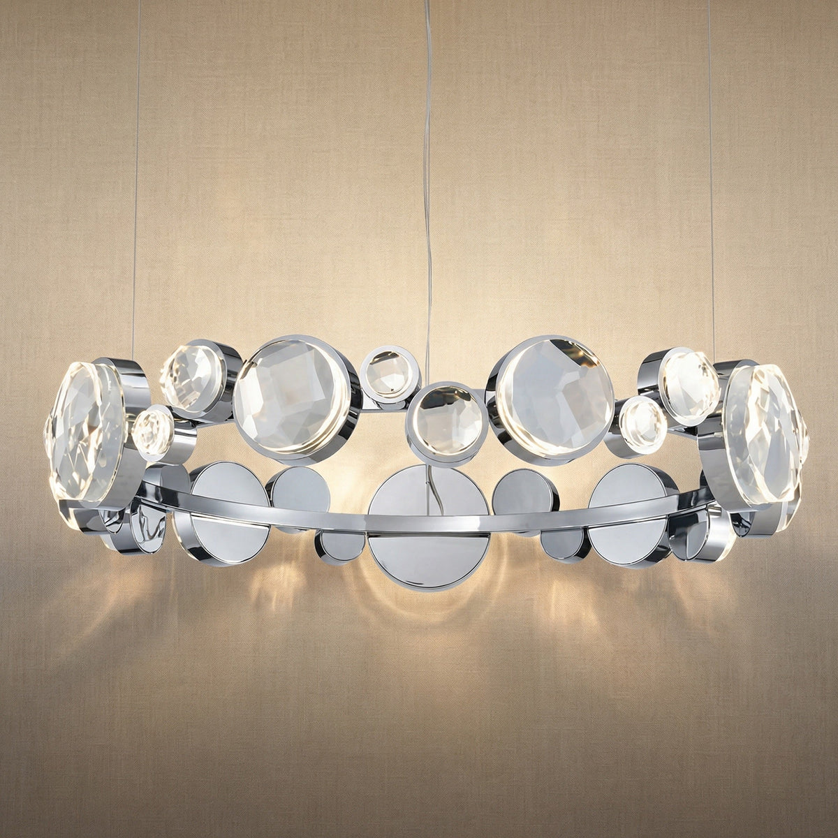 Eclipse Round Crystal Modern Chandelier (4)