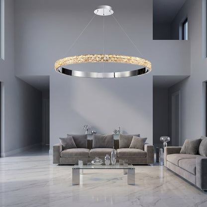 Vega Ring Crystal Chandelier - scene 1