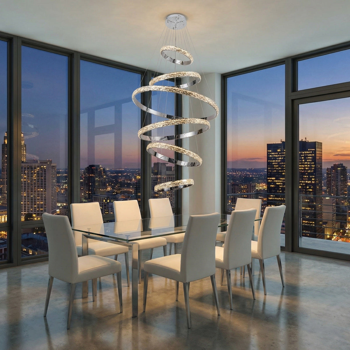 Vega Ring Crystal Chandelier - scene 2 (2)