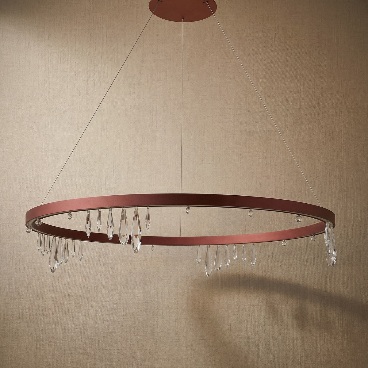 Orbit Crystal Chandelier - dark