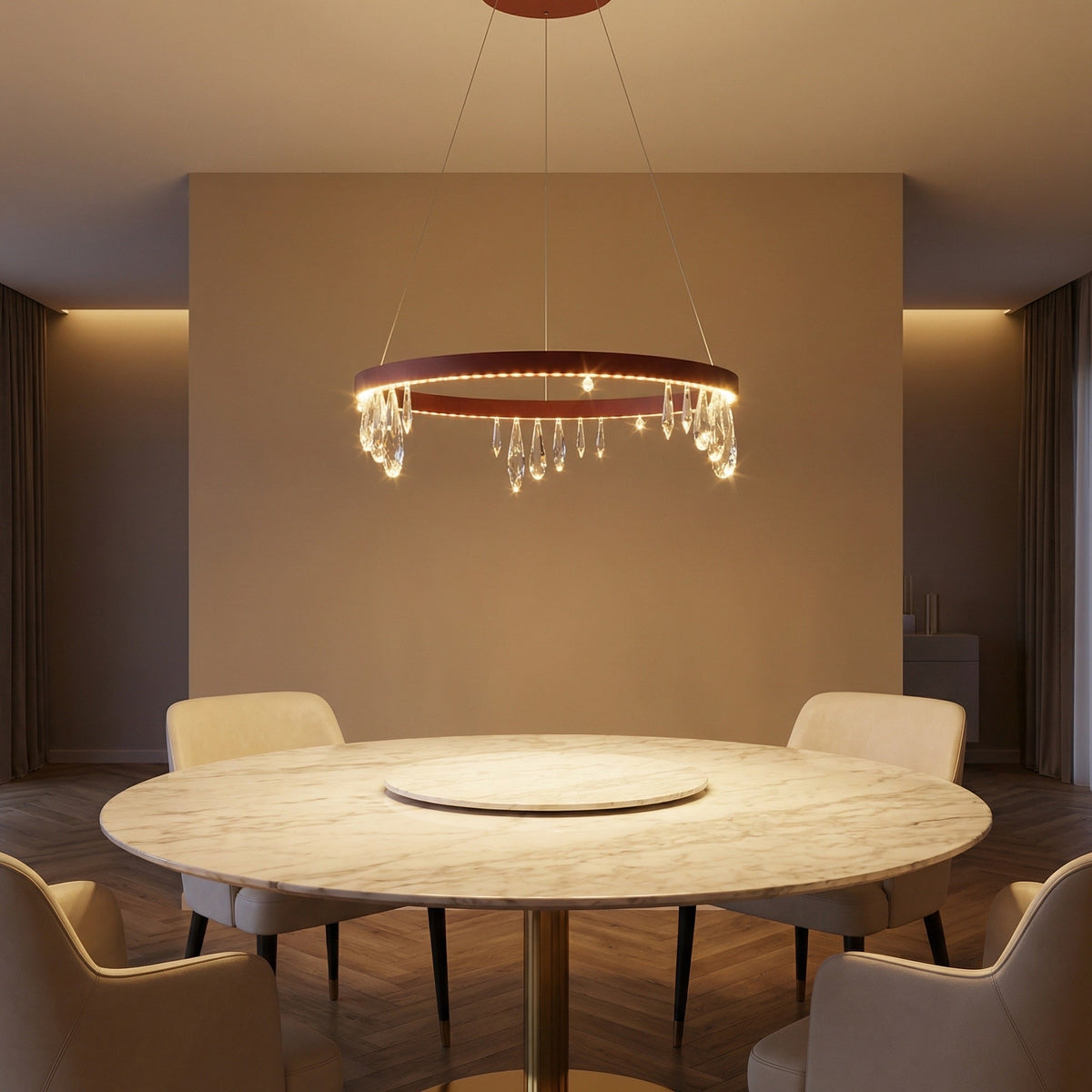 Orbit Crystal Chandelier - scene 1 (2)