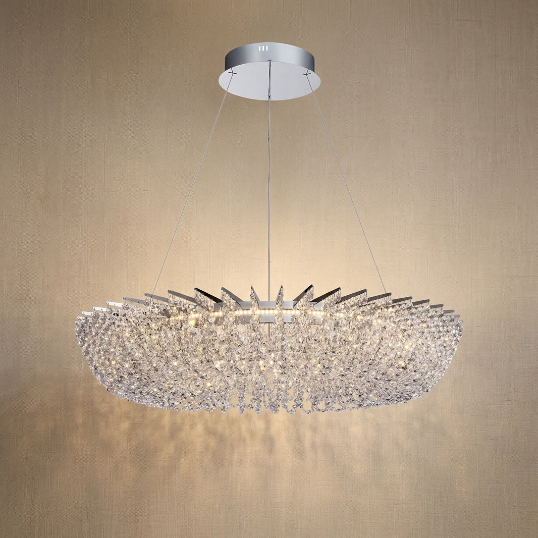 Stella Round Crystal Chandelier