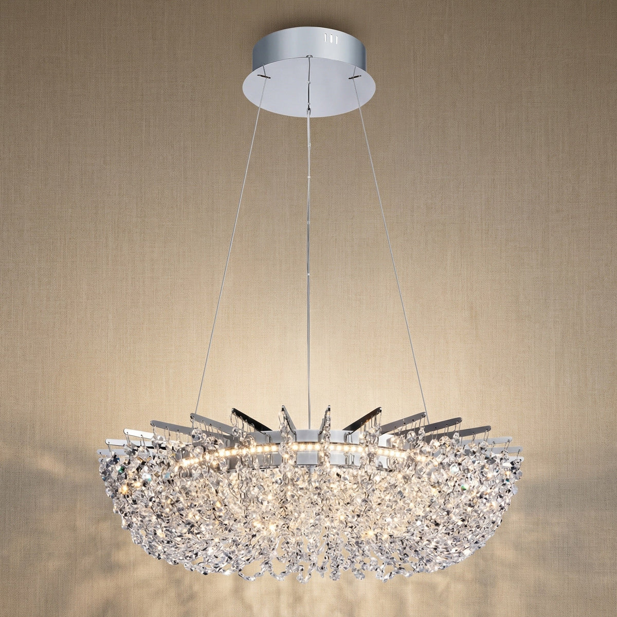 Stella Round Crystal Chandelier (2)