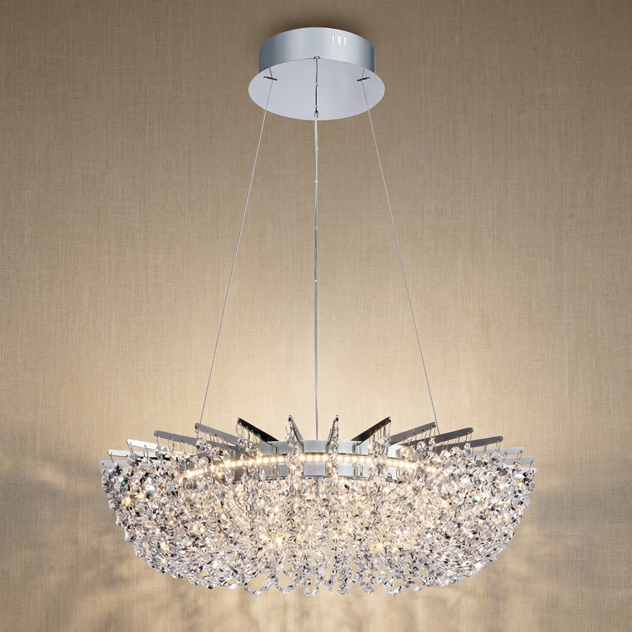 Stella Round Crystal Chandelier (2)