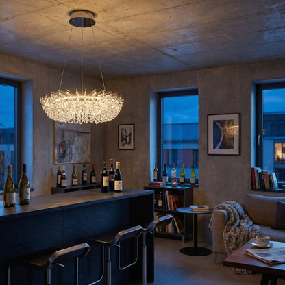 Stella Round Crystal Chandelier - scene 3 (2)