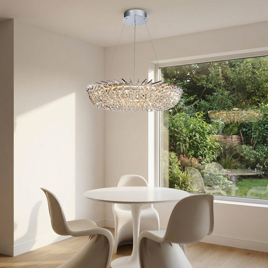 Stella Round Crystal Chandelier - scene 2 (2)