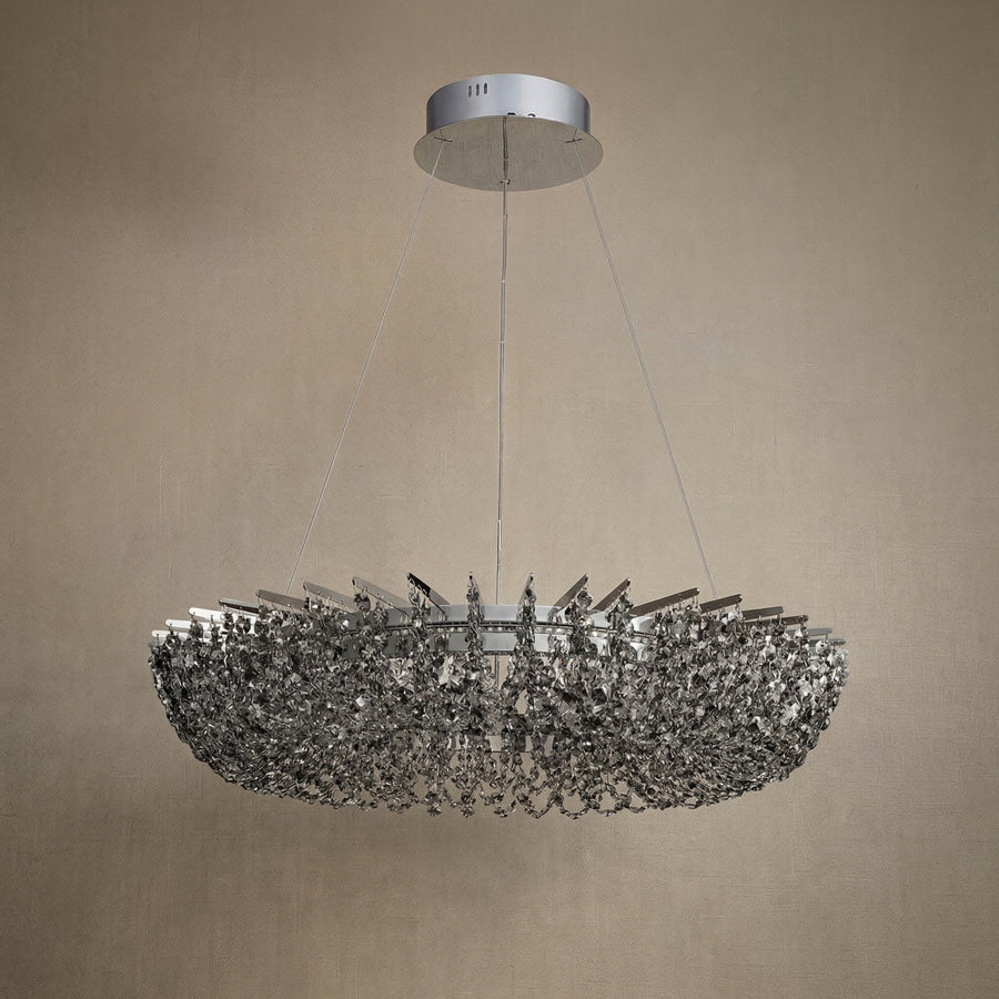 Stella Round Crystal Chandelier - dark (3)