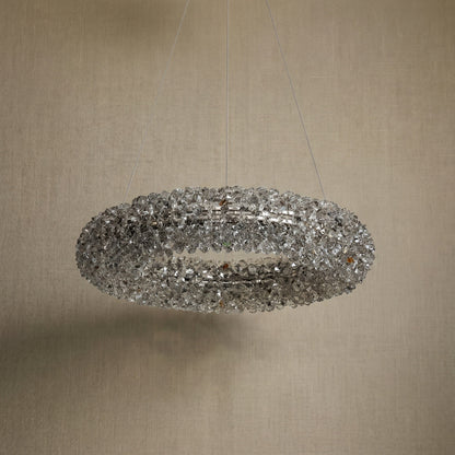 Lumina Crystal Pendant Chandelier - dark
