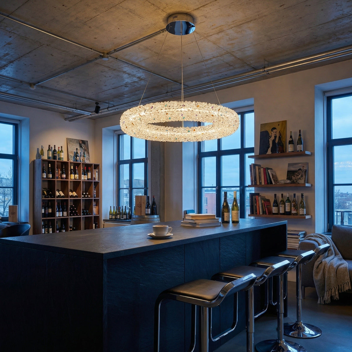 Lumina Crystal Pendant Chandelier - scene 3 (3)
