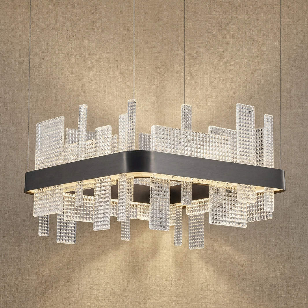 Lyra Glass Pendant Light 19.7"