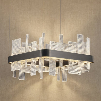 Lyra Glass Pendant Light 19.7"