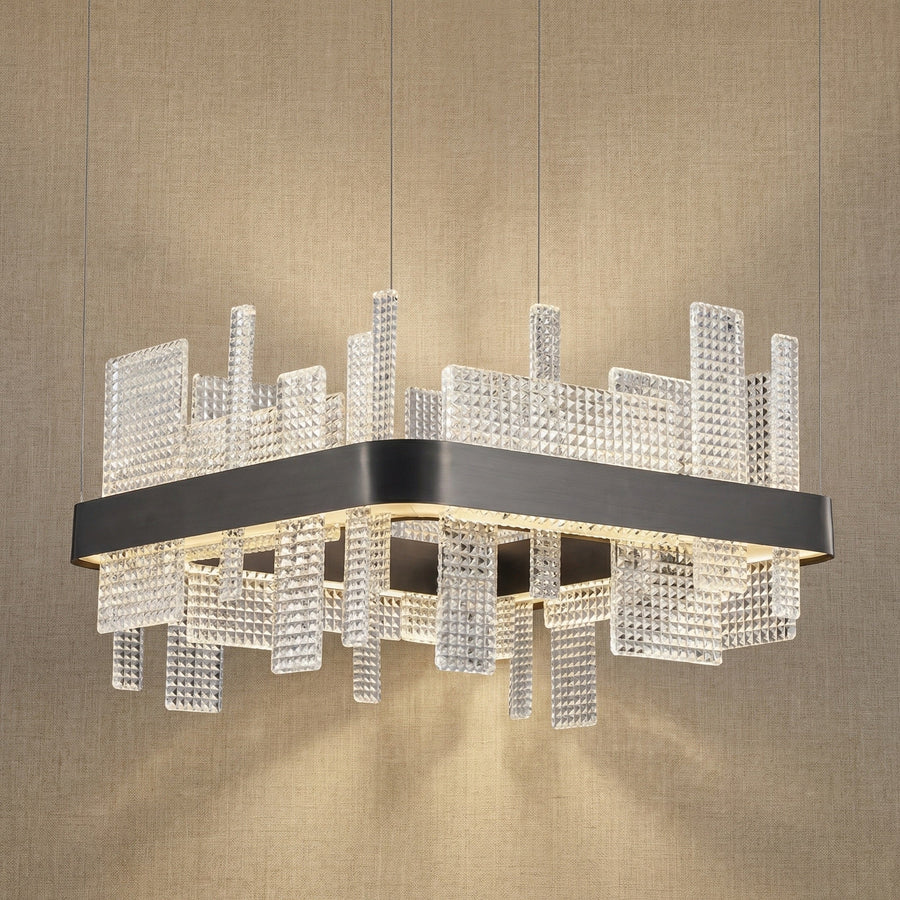 Lyra Glass Pendant Light 19.7"