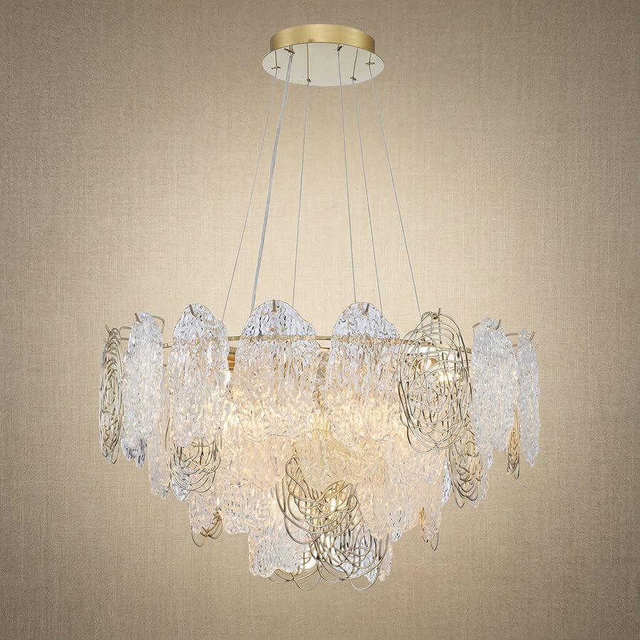 Filo Artisan Glass Round Chandelier
