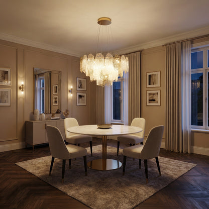 Filo Artisan Glass Round Chandelier - scene 1 (3)