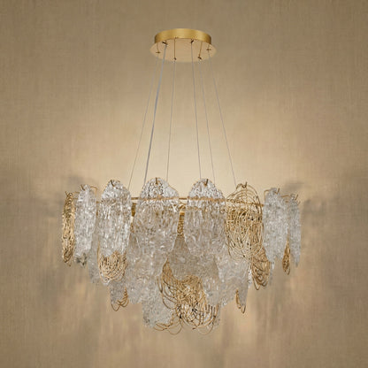 Filo Artisan Glass Round Chandelier - dark (3)
