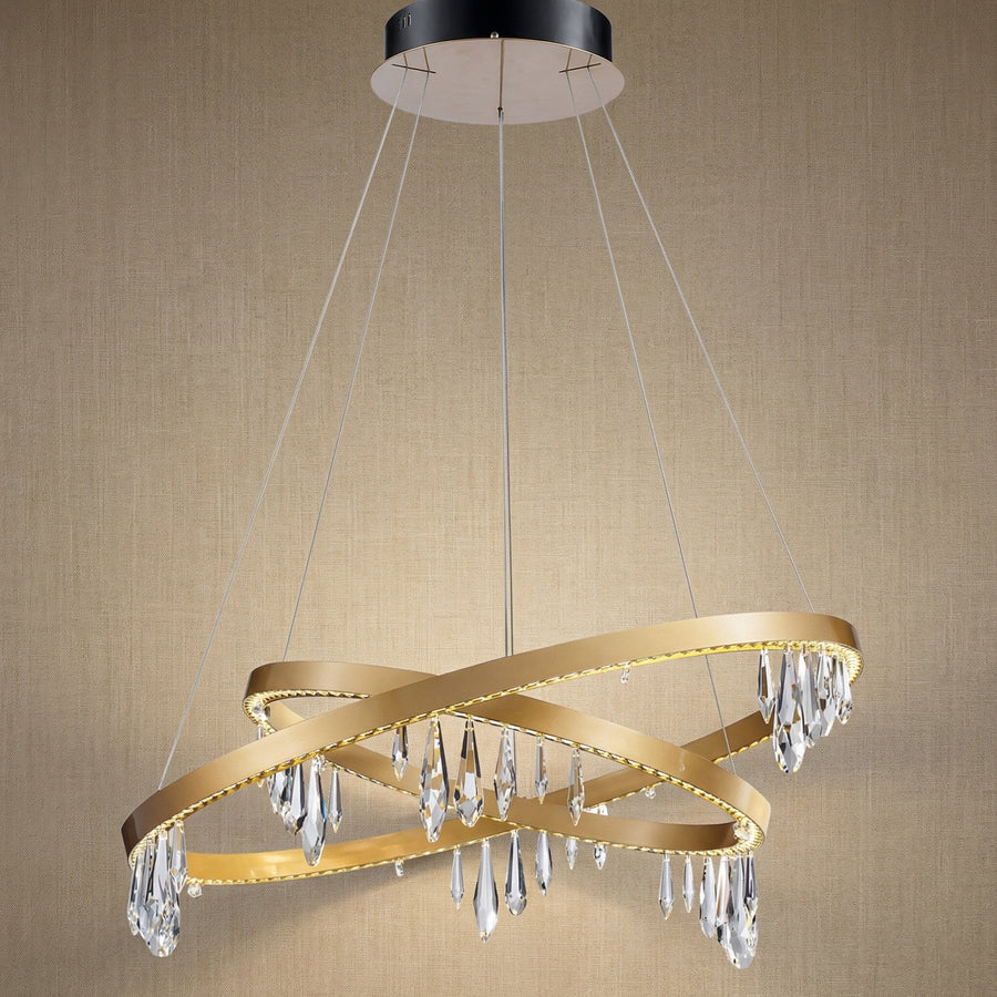 Orbit Crystal Ring Chandelier 31.5"