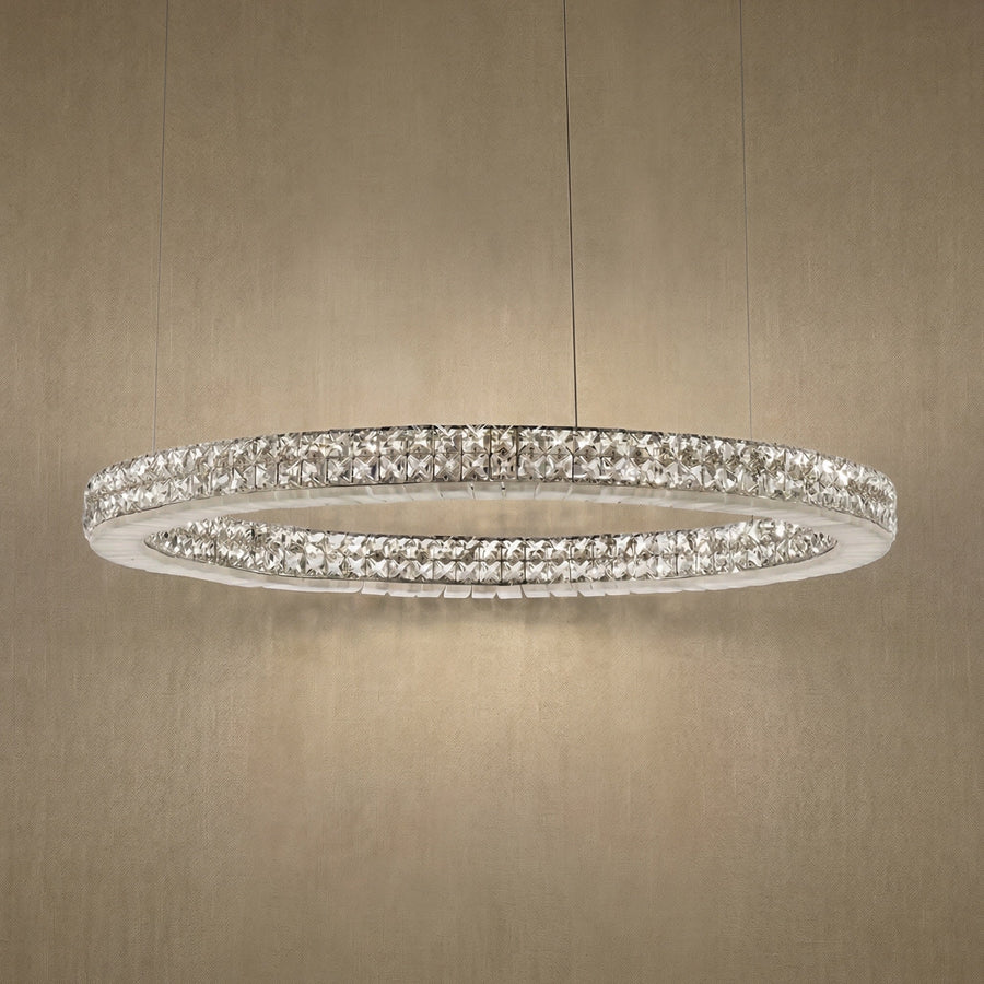 Vera Crystal and Alabaster Chandelier (3)