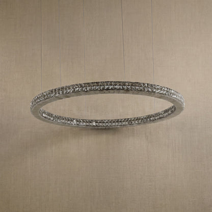 Vera Crystal and Alabaster Chandelier