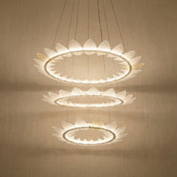 Foyer Large Chandelier in champagne gold