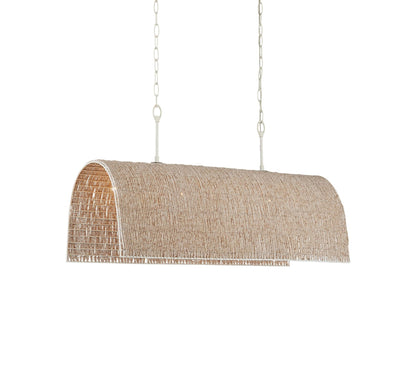 Hester Beaded Linear Chandelier 48"