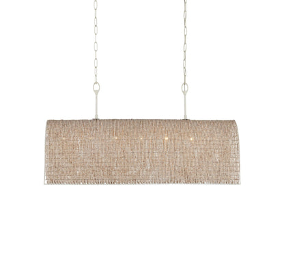 Hester Beaded Linear Chandelier 48"