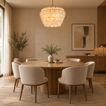 Hexa Cloud Alabaster Pendant Light 23.6" 31.5"
